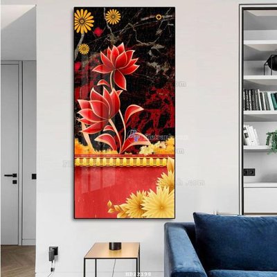 File gốc File tranh hiện đại pha lê gương HD22198 (thiết kế) cho in ấn