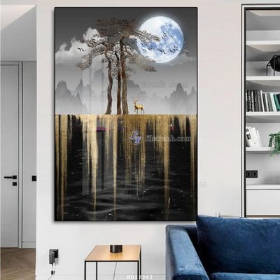 Tải file File tranh hiện đại pha lê gương HD22261 (PSD) cho in ấn quảng cáo