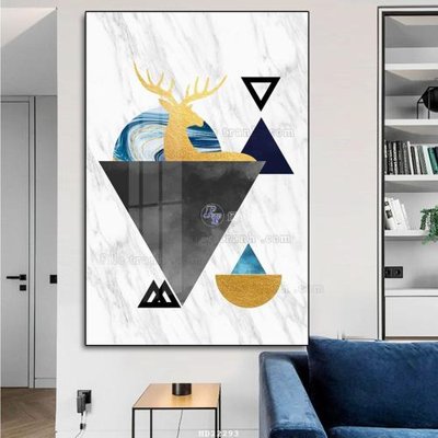 File tranh in tráng gương File tranh hiện đại pha lê gương HD22293 (siêu nét)