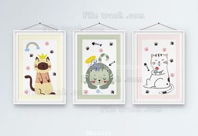 Tải file File tranh hiện đại pha lê gương HD22313 (gốc) in trên mọi chất liệu