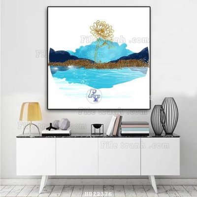 File PSD File tranh hiện đại pha lê gương HD22376 (nguyên bản) cho thiết kế