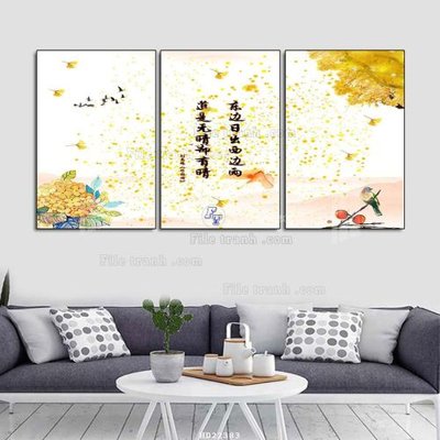 File PSD File tranh hiện đại pha lê gương HD22383 (gốc) tách lớp chi tiết