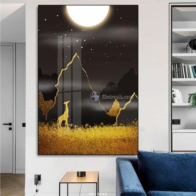 File PSD File tranh hiện đại pha lê gương HD22448 (gốc) cho designer