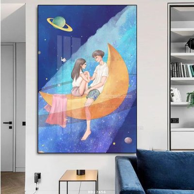 File tranh in tráng gương File tranh hiện đại pha lê gương HD22456 (siêu nét)