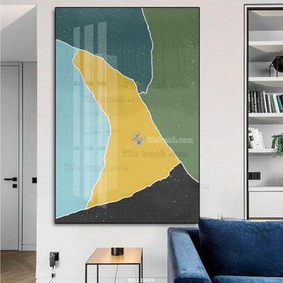 File gốc File tranh hiện đại pha lê gương HD22469 (bản quyền) cho in ấn