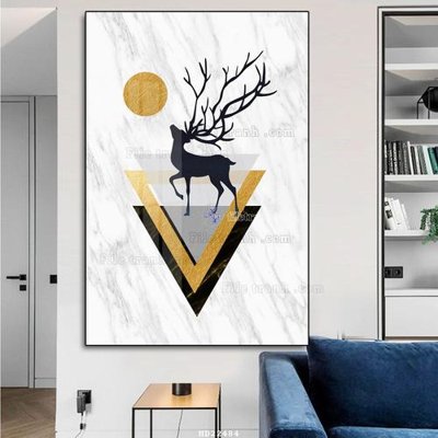 Download file File tranh hiện đại pha lê gương HD22484 (gốc) in mica đèn LED