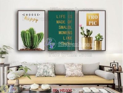 File tranh File tranh hiện đại HD225 (bản gốc) treo phòng ăn