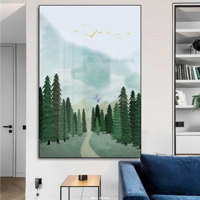 Hình ảnh file gốc File tranh hiện đại pha lê gương HD22509 (chất lượng cao)