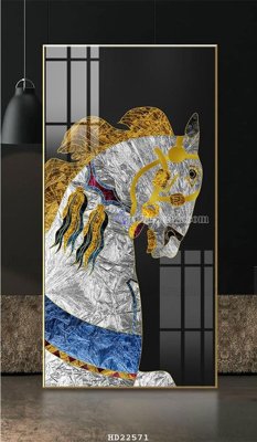 File gốc File tranh hiện đại pha lê gương HD22571 (phong cách) cổ điển