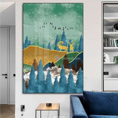 File ảnh gốc File tranh hiện đại pha lê gương HD22593 (chuyên in mica)