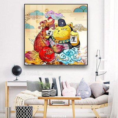File tranh File tranh hiện đại pha lê gương HD22624 (gốc) chủ đề trẻ em