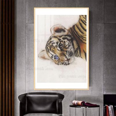 File gốc File tranh hiện đại pha lê gương HD22659 (in tráng gương) ốp tường