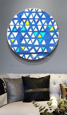 File PSD File tranh hiện đại pha lê gương HD22733 (chất lượng in ấn)