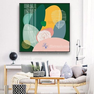 File tranh File tranh hiện đại pha lê gương HD22736 (bản gốc) treo tường