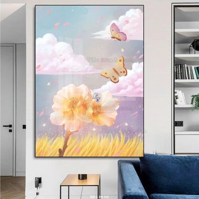 Tải file gốc File tranh hiện đại pha lê gương HD22830 (in khổ lớn) không mờ