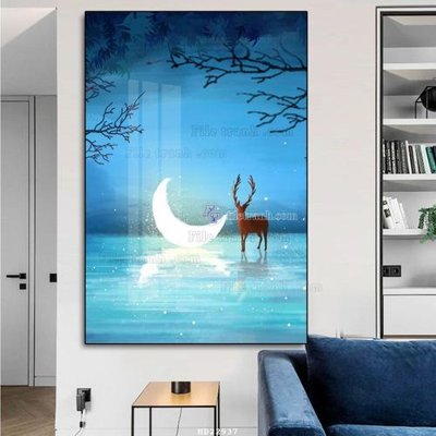 File ảnh File tranh hiện đại pha lê gương HD22937 (gốc) in PP, decal