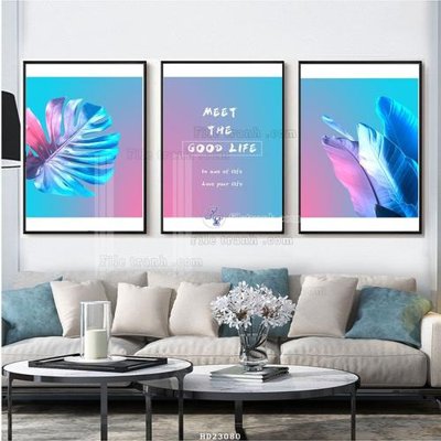 File PSD File tranh hiện đại pha lê gương HD23080 (gốc) tách lớp chi tiết