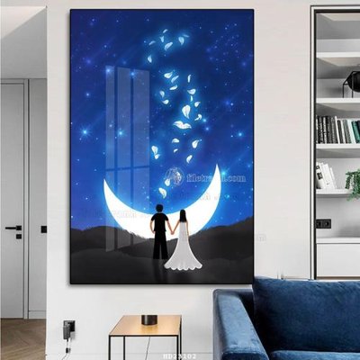 Download file gốc File tranh hiện đại pha lê gương HD23102 (in mica) trong suốt