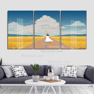 File tranh in trần File tranh hiện đại pha lê gương HD23201 (ảnh gốc siêu nét)