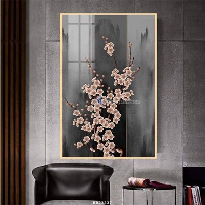 File gốc File tranh hiện đại pha lê gương HD23237 (in lụa) cao cấp