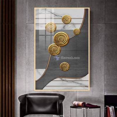 File gốc File bộ tranh treo hiện đại HD23255 (in 3D) nghệ thuật