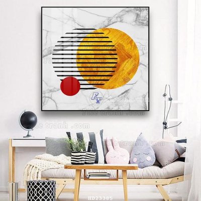 File ảnh File bộ tranh treo hiện đại HD23385 (gốc) cho trang trí nhà hàng