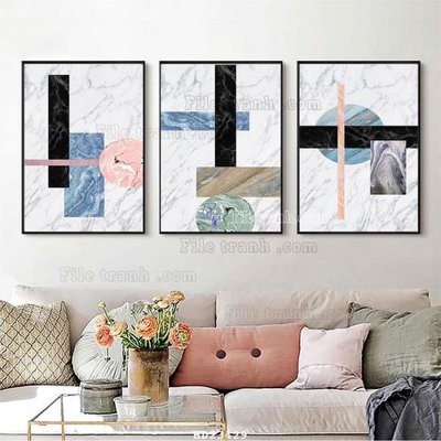 Tải file File bộ tranh treo hiện đại HD23429 (gốc) chủ đề tôn giáo