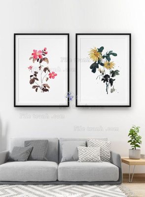 File in trần File bộ tranh treo hiện đại HD23455 (bản gốc) trời sao