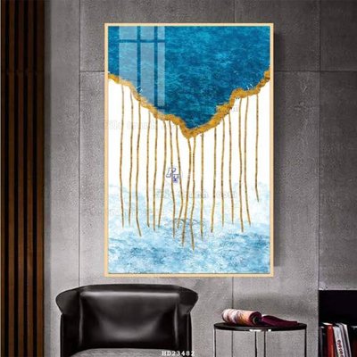 File tranh File bộ tranh treo hiện đại HD23482 (bản gốc) in lụa 3D