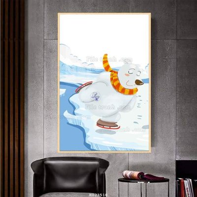 File tranh File bộ tranh treo hiện đại HD23510 (gốc) chủ đề trẻ em