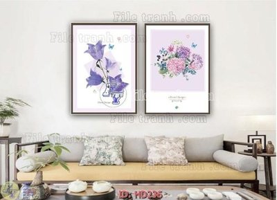 File ảnh File tranh hiện đại HD236 (gốc) in Hiflex