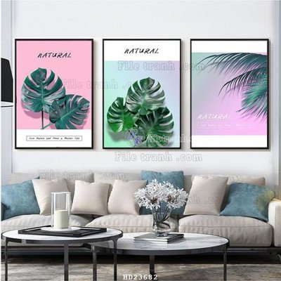 File tranh File bộ tranh treo hiện đại HD23682 (bản gốc) trang trí văn phòng