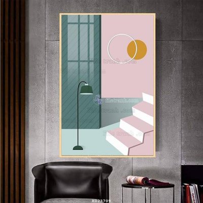 Download file gốc File bộ tranh treo hiện đại HD23709 (in mica) trang trí