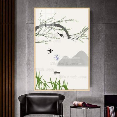 File gốc File bộ tranh treo hiện đại HD23757 (in mica) làm bảng hiệu