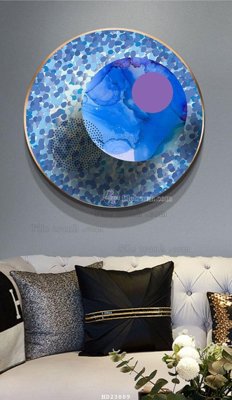 Ảnh gốc File bộ tranh treo hiện đại HD23889 (nét căng) in mica