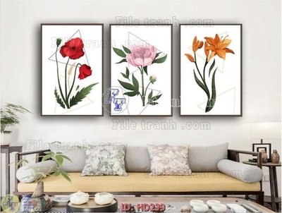 File gốc File tranh hiện đại HD239 (trang trí) phòng làm việc