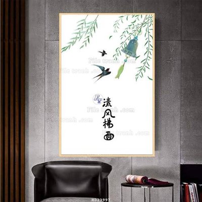 File ảnh File bộ tranh treo hiện đại HD23997 (gốc) in biển hiệu