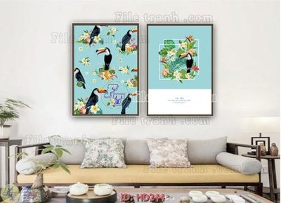 File tranh File tranh hiện đại HD244 (bản gốc) treo phòng ăn