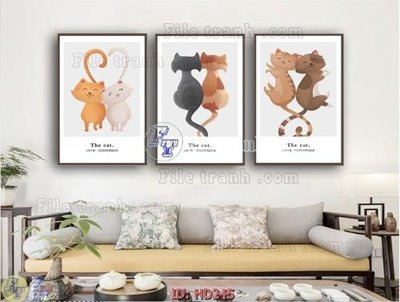 File tranh File tranh hiện đại HD245 (gốc) in vải canvas