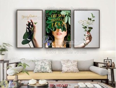 File gốc File tranh hiện đại HD247 (trang trí) phòng ngủ