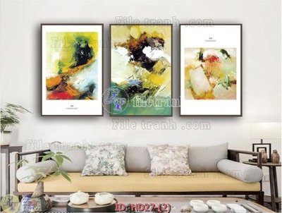 Tải file File tranh hiện đại HD27 (gốc) làm file in ấn