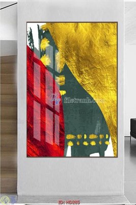 Download file gốc File tranh hiện đại HD285 (in lụa) tranh 3D