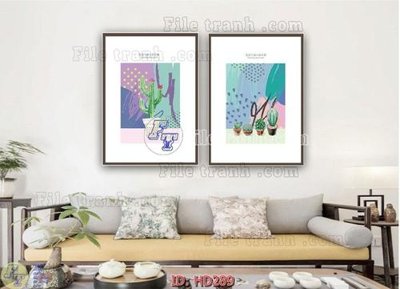 File ảnh File tranh hiện đại HD289 (gốc) in Hiflex