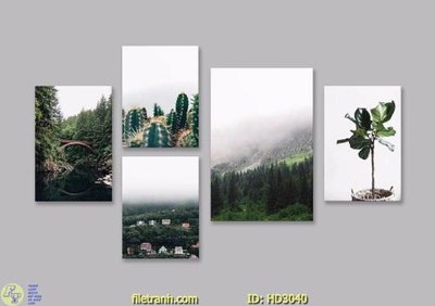 Tải file gốc File tranh treo hiện đại HD3040 (in bạt) quảng cáo