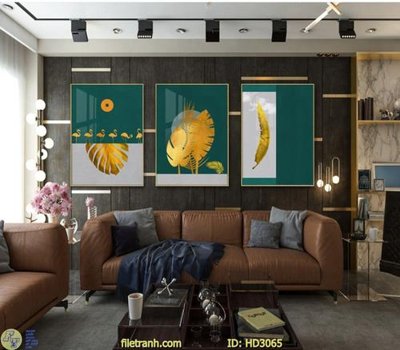 File tranh gốc File tranh treo hiện đại HD3065 (bản quyền) file PSD