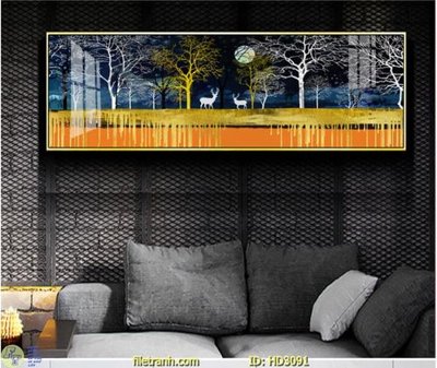 File gốc File tranh treo hiện đại HD3091 (thiết kế) độc quyền