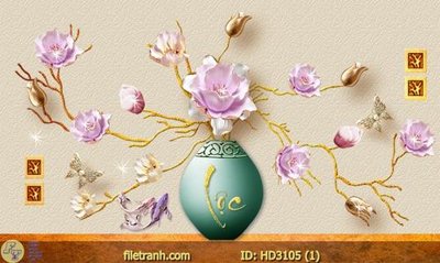 File gốc File tranh treo hiện đại HD3105 (thiết kế) cho in ấn