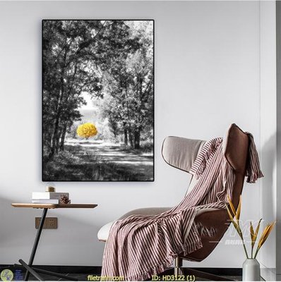 File gốc File tranh treo hiện đại HD3122 (in lụa) trang trí tường