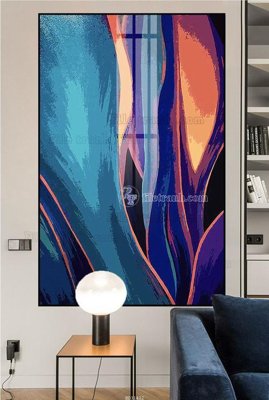 File gốc File tranh hiện đại pha lê gương HD31422 (in mica) cắt laser