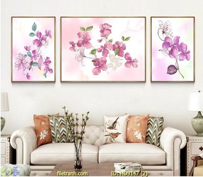 File gốc File tranh treo hiện đại HD3147 (in lụa) tranh thuận buồm